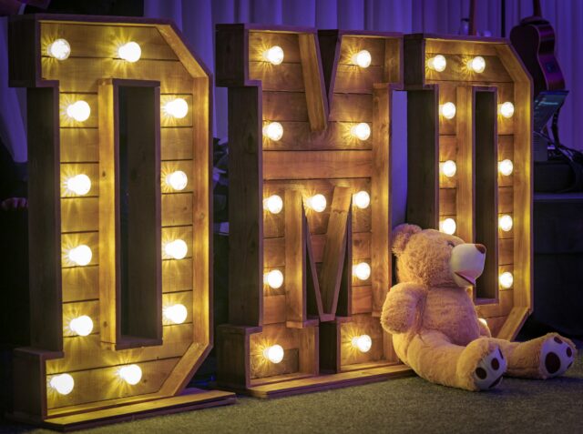 DMD Logo in Lights
