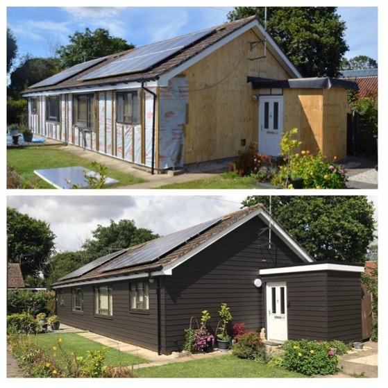 Before and After Cladding
